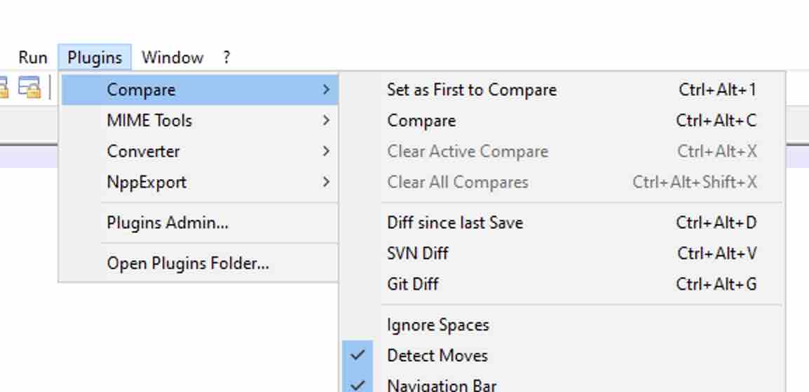 How to Install Compare Two Files Plugin in Notepad++